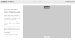 Desktop Screenshot of foodphotolibrary.com