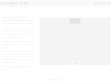 Tablet Screenshot of foodphotolibrary.com